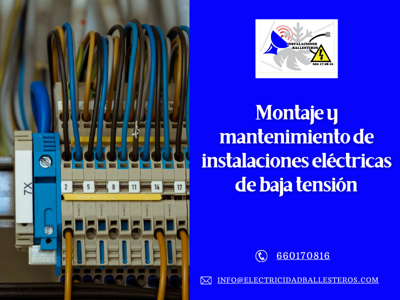 Montaje Y Mantenimiento De Instalaciones Eléctricas De Baja Tensión